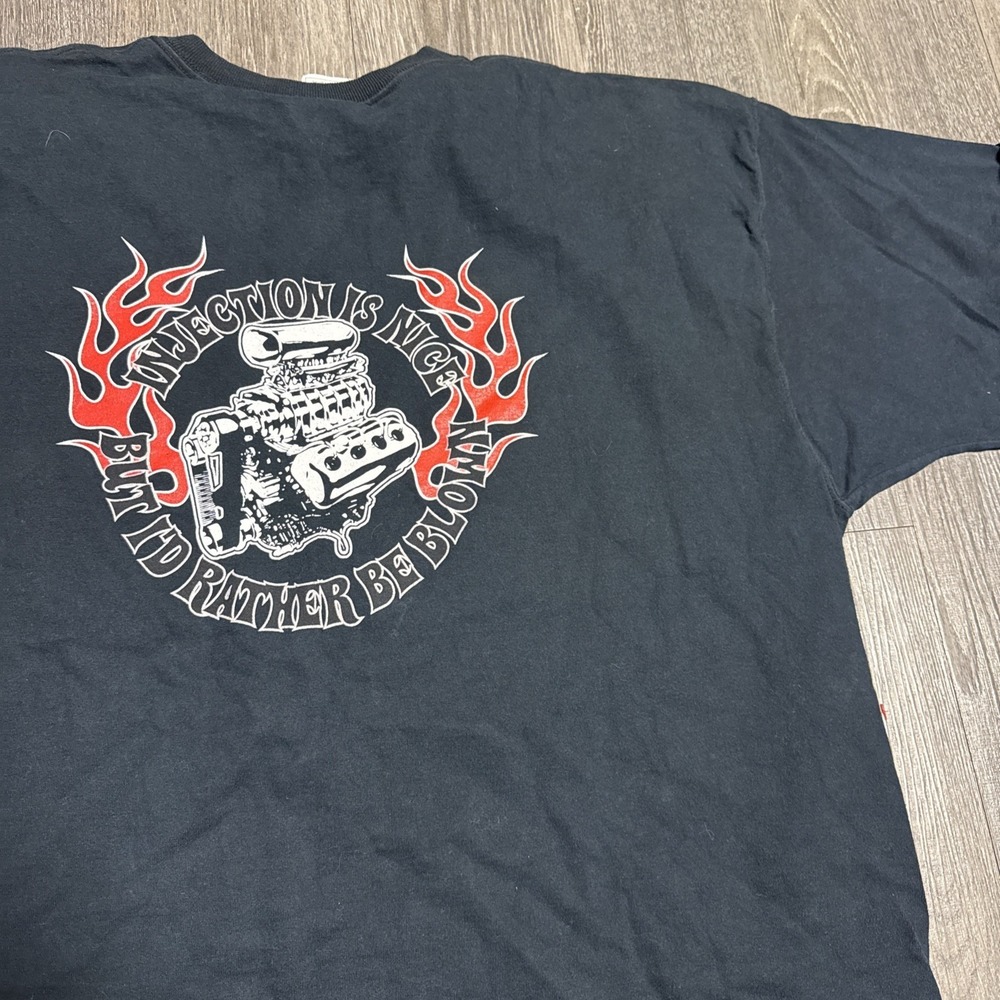 Vintage No Fear Shirt Mens 2xl Black I'd Rather Be Blown 2008 Skater